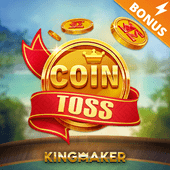 black scatter Coin Toss cards game
