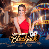 black scatter Las Vegas Blackjack live-casino game