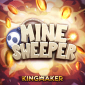 black scatter Minesweeper cards game